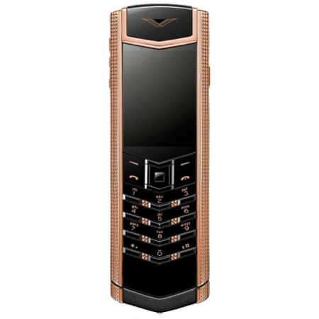 Vertu SIGNATURE S DESIGN CLOUS DE PARIS РОЗОВОЕ ЗОЛОТО