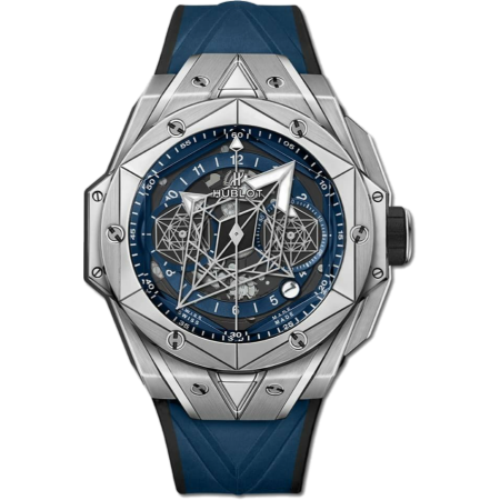 Часы Hublot Big Bang Unico Sang Bleu II Titanium 418.NX.5107.RX.MXM20