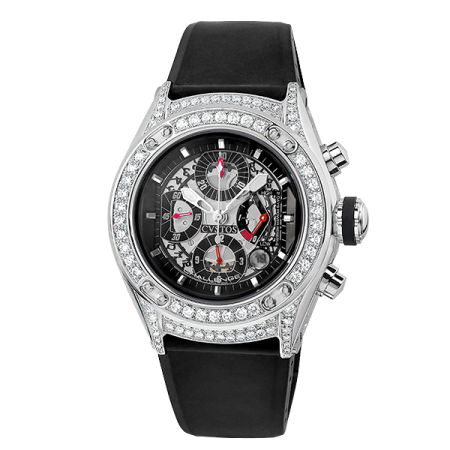 Часы Cvstos CHALLENGE R-50 CHRONO STAINLESS STEEL & DIAMOND