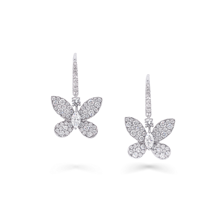 Серьги Graff PAVE BUTTERFLY EARRINGS