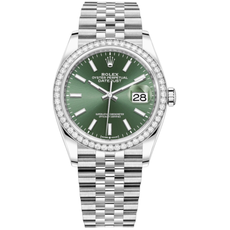 Часы Rolex Datejust 36mm Steel and White Gold 126284rbr-0043