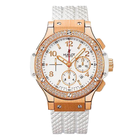 Часы Hublot BIG BANG 44 MM RED GOLD ALL WHITE PORTO CERVO DIAMONDS