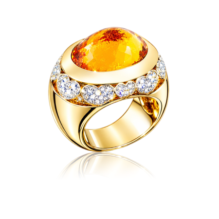 Кольцо Chopard  Classic Yellow gold and Diamonds 823829-0110