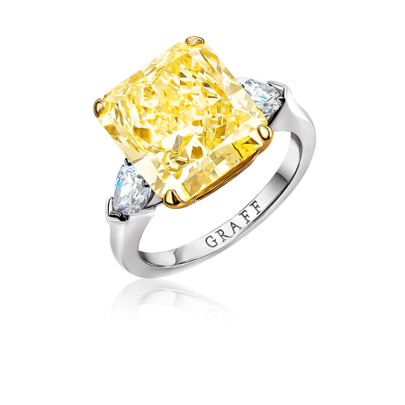 Кольцо Graff  С БРИЛЛИАНТОМ 7,07CT F.Lt.Y / VS2