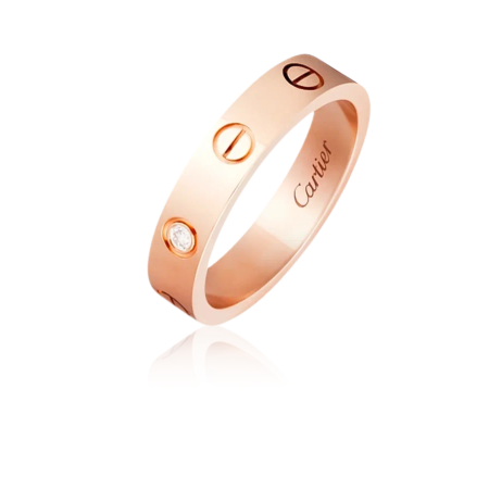 Кольцо Cartier LOVE RING, SMALL MODEL, 1 DIAMOND B4050752