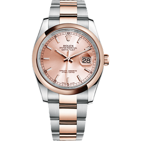 Часы Rolex Datejust 36mm Steel and Everose Gold 116201-0059