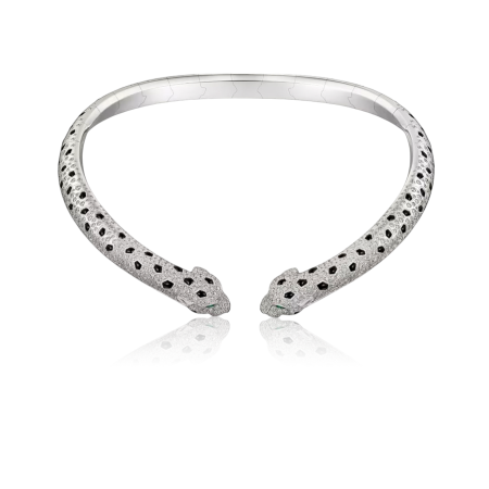 Колье Cartier PANTHÈRE DE TORQUE NECKLACE, ARTICULATED, PAVED N7424435