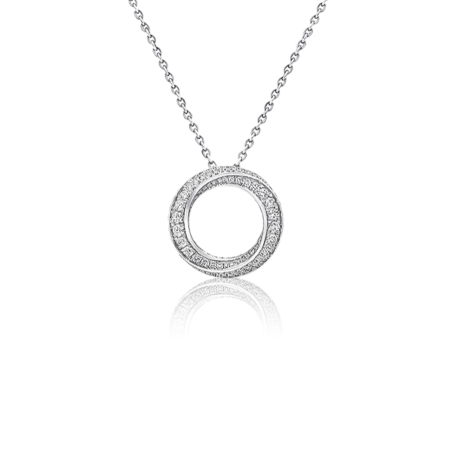 Подвеска Graff SPIRAL PAVÉ DIAMOND PENDANT RGP599