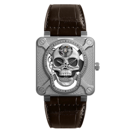 Часы BELL&ROSS BR 01 Laughing Skull BR01-SKULL-SK-ST