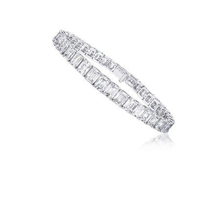 Браслет Graff Emerald Cut Diamond Bracelet