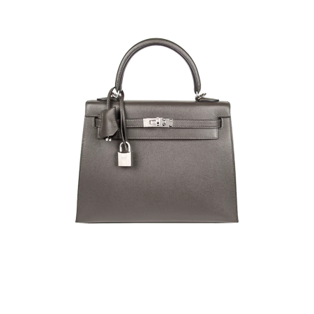 Сумка Hermes Kelly II Sellier 25 cm Graphite Epsom