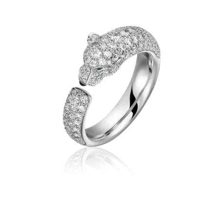 Кольцо Cartier PANTHÈRE DE RING, SMALL MODEL, PAVED N4765656