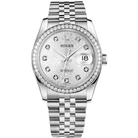 Часы Rolex DATEJUST 36 MM OYSTER STEEL WHITE GOLD AND DIAMONDS