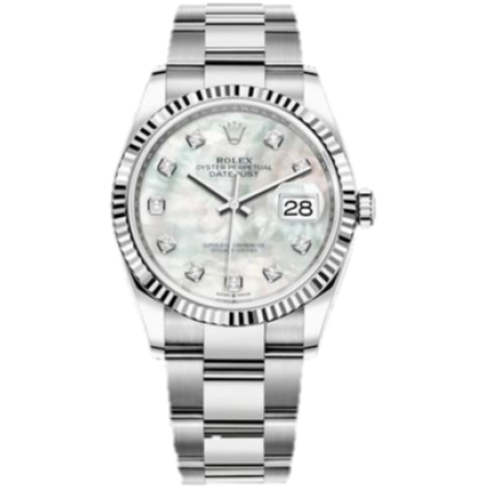 Часы Rolex Datejust 36mm Steel and White Gold 126234-0020