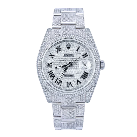 Часы Rolex Datejust 41mm Diamonds 126300 ТЮНИНГ.