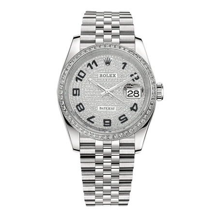 Часы Rolex DATEJUST DIAMONDS 36 MM OYSTERSTEEL