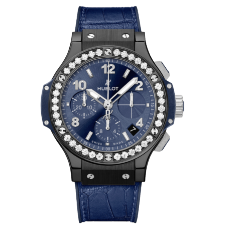 Часы Hublot Big Bang Steel Blue Diamonds 41 mm 341.CM.7170.LR.1204