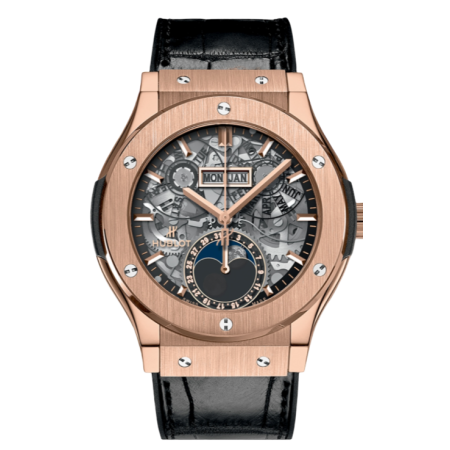 Часы Hublot Classic Aerofusion Moonphase King Gold 547.OX.0180.LR