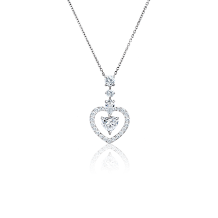 Колье Graff HEARTSHAPE DIAMOND PENDANT