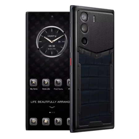 Телефон Vertu META 5G Web3 черный (кожа аллигатора)