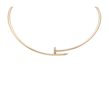 Колье Cartier JUSTE UN CLOU TORQUE NECKLACE, SMALL MODEL, DIAMONDS N7424423