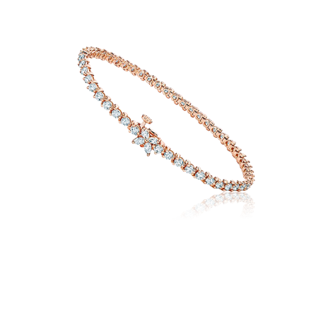 Браслет Tiffany&Co. Tiffany Victoria Tennis Bracelet in Rose Gold with Diamonds