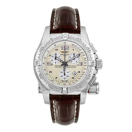 Часы Breitling Emergency Mission 45 mm Chronograph Chronometer Beige Dial A7332111