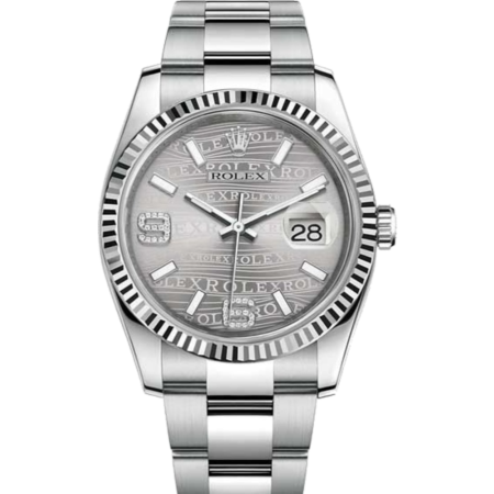 Часы Rolex Datejust 36mm Steel and White Gold 116234-0153