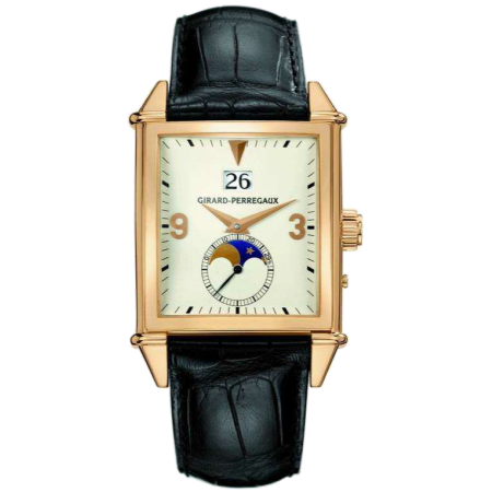 Часы Girard-Perregaux Vintage 1945 King Size Large Date Moon Phases 25800-52-851-BA6D