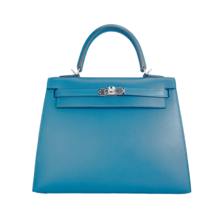 Сумка Hermes Kelly II Sellier 25 cm Blue Izmir