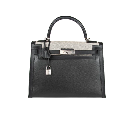 Сумка Hermes Kelly II Sellier 32 cm Veau Epsom комбинированная.