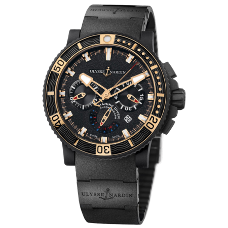 Часы Ulysse Nardin Diver Black Sea Chronograph 353-90-3C