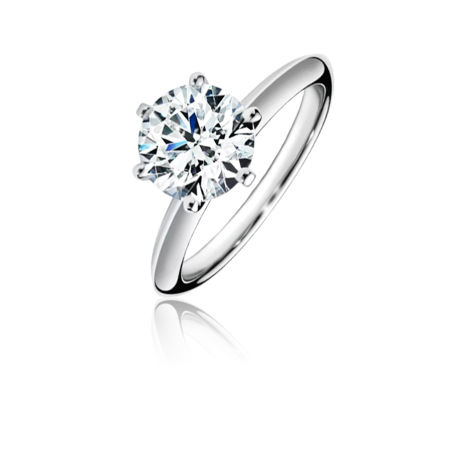 Кольцо Tiffany&Co. Помолвочное Tiffany Setting Platinum 0,76 ct H/VS2