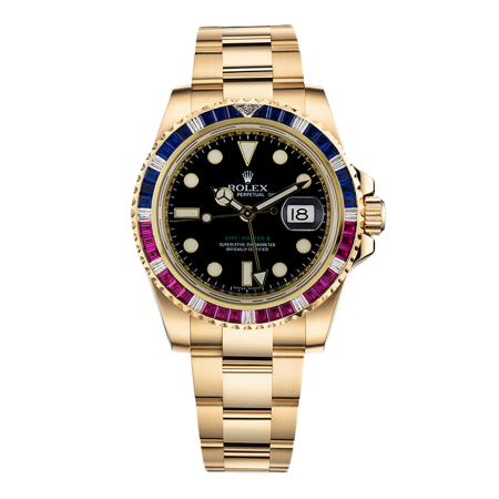 Часы Rolex GMT-Master II 40mm Yellow Gold Jewellery 116748SARU