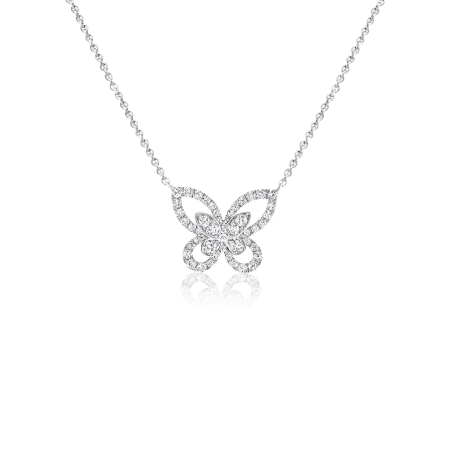 Колье Graff Butterfly Silhouette Diamond Mini Pendant RGP695