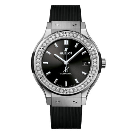 Часы Hublot CLASSIC FUSION TITANIUM DIAMONDS 565.NX.1470.LR.1204