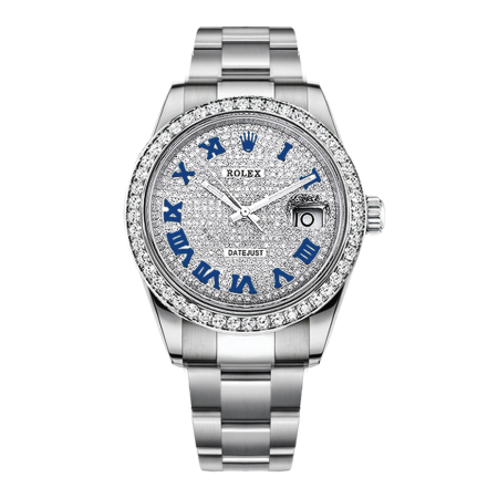 Часы Rolex DATEJUST DIAMONDS 41 MM OYSTERSTEEL 126300 ТЮНИНГ