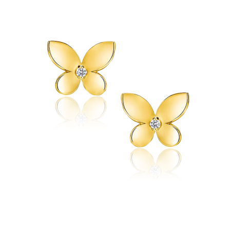 Graff Mini Butterfly Stud Earrings RGE1805
