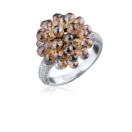 Кольцо Chopard Copacabana Brown Briolette Diamonds 826904-1216