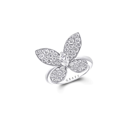 Кольцо Graff DIAMOND PAVE BUTTERFLY MOTIF RING