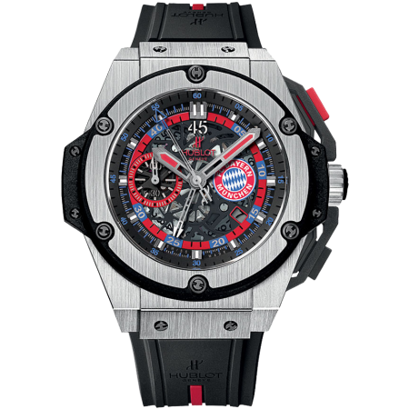 Часы Hublot King Power Bayern Munich Chronograph Titanium 716.NX.1129.RX.BYM12