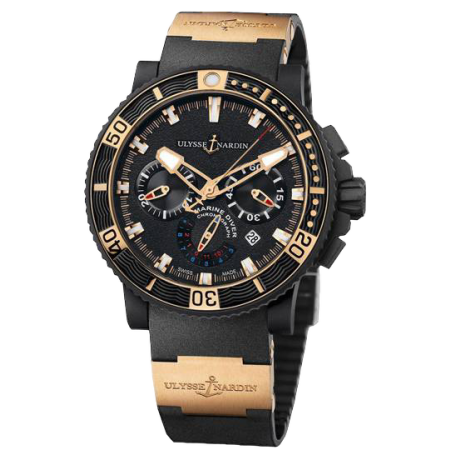 Часы Ulysse Nardin Marine Diver Black Sea Chronograph 353-90-3