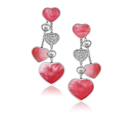 Серьги Chopard HAPPY HEARTS NAKED HEART FOUNDATION 83A482-1906