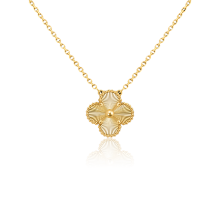 Колье Van Cleef & Arpels Vintage Alhambra pendant yellow gold VCARP4KL00