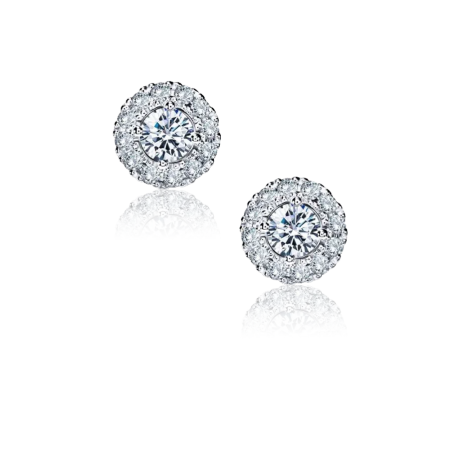 Серьги DeRosa с бриллиантами по 0 50ct H/VS1.