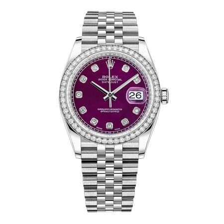 Часы Rolex Date Just 36 mm Steel and White gold 116200