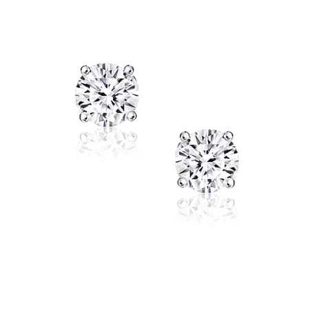 Серьги Graff Round Diamond Stud Earrings 1 01ct G/VS2-1 00ct G/VS1