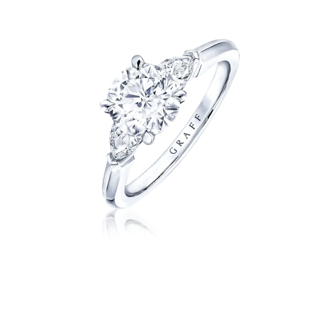Кольцо Graff Promise Round Diamond Engagement Ring 3 14ct F/VS1.