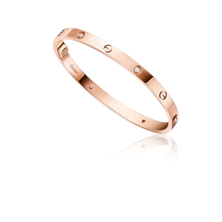 Браслет Cartier LOVE BRACELET, MEDIUM MODEL, 4 DIAMONDS B6085716