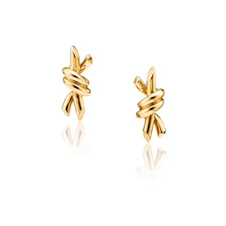 Серьги Tiffany&Co. Tiffany Knot Small Earrings in Yellow Gold